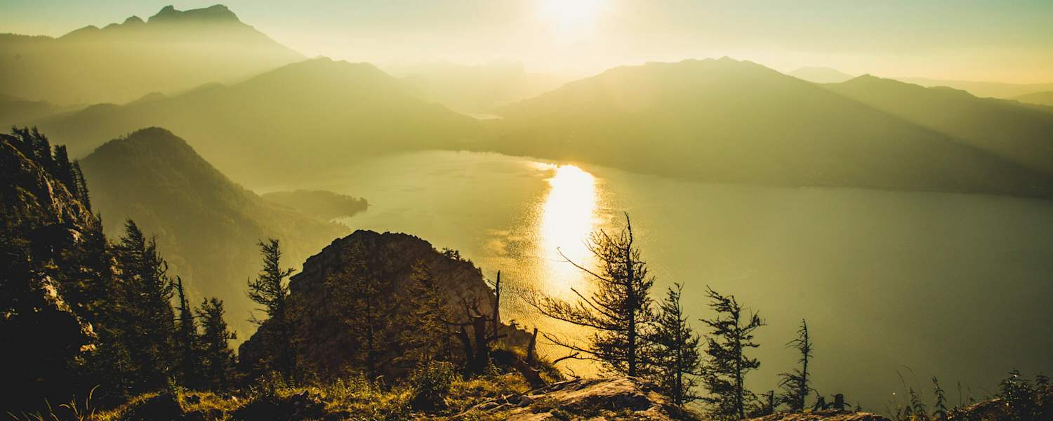 Angekommen am Gipfel - der Ausblick vom Schoberstein
