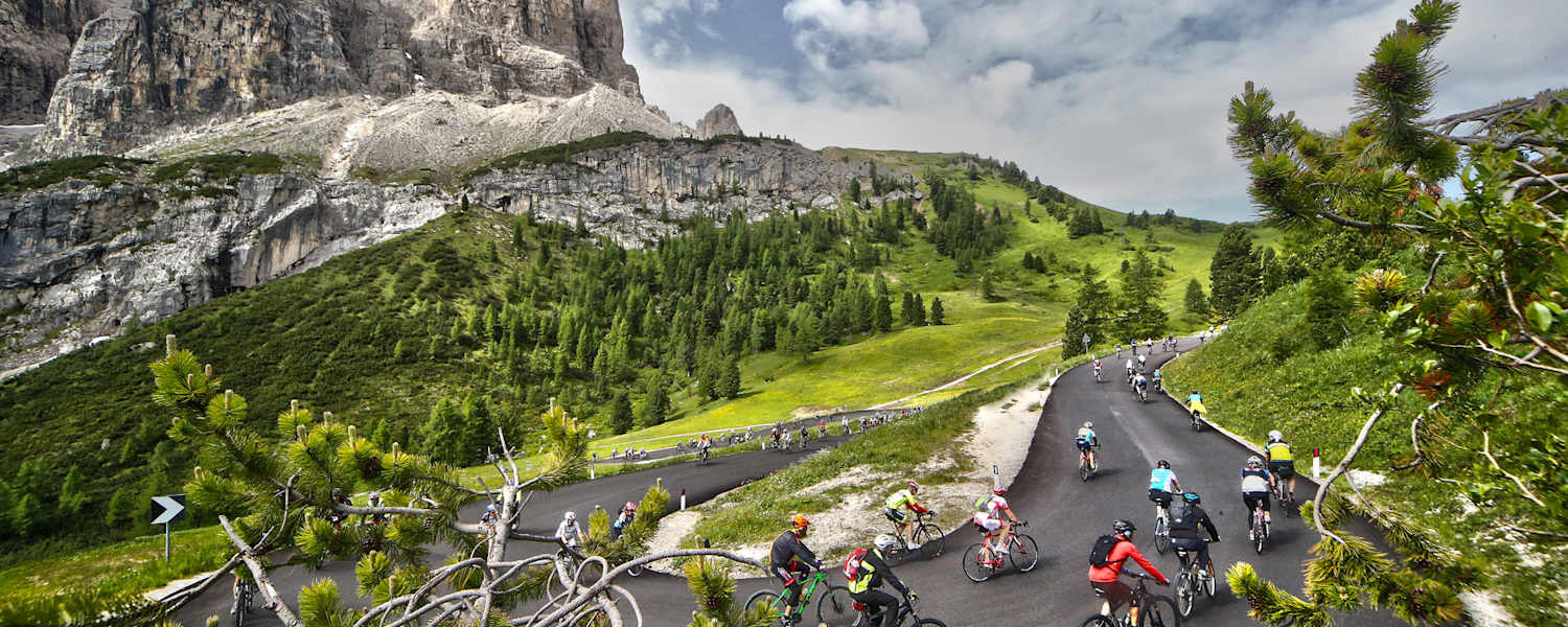 Sellaronda Bike Day in den Dolomiten
