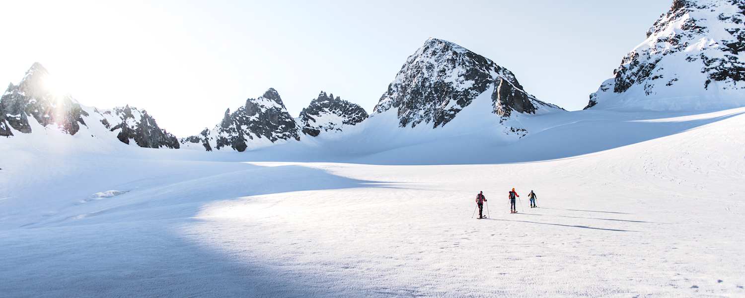 Skihochtour: Abfahrt