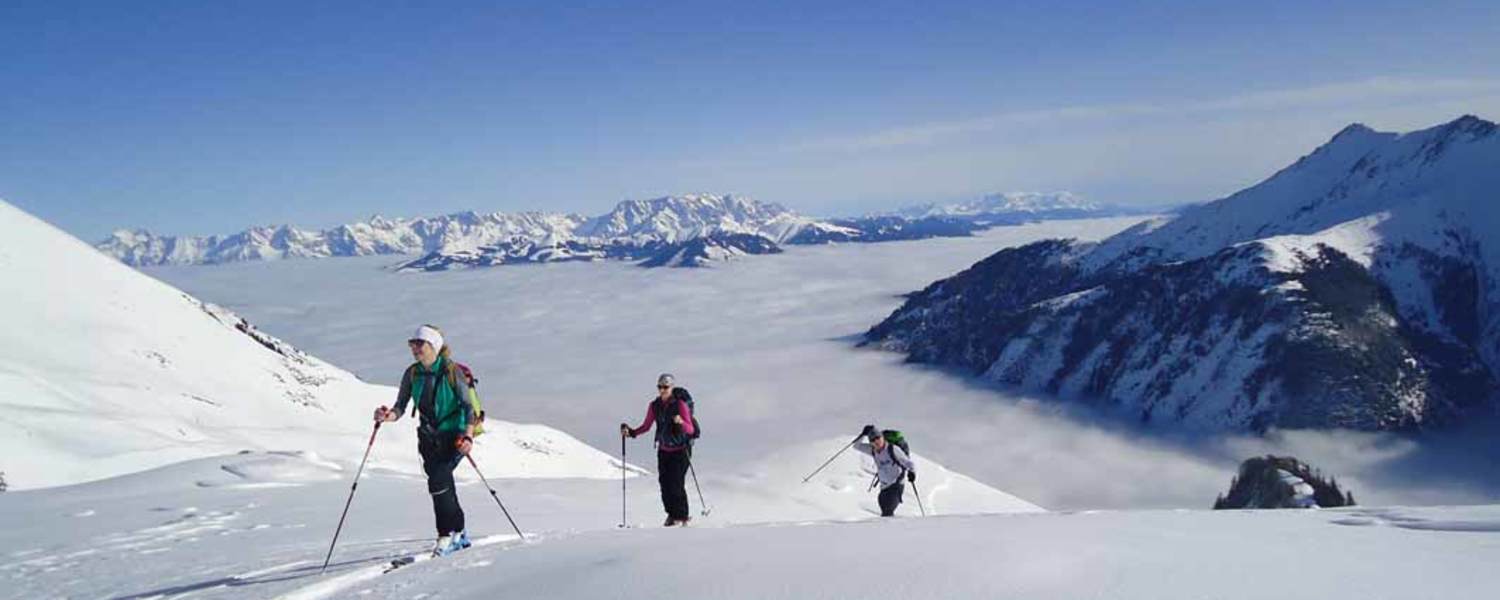 Skitour mit Panorama