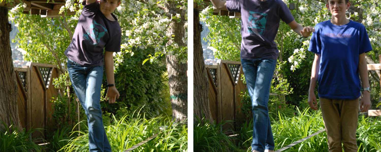 Slacklinen mit KIndern