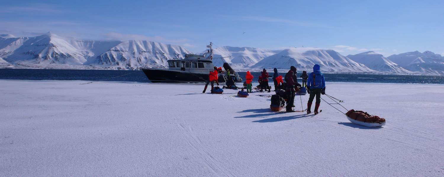 Unterwegs auf Spitzbergen