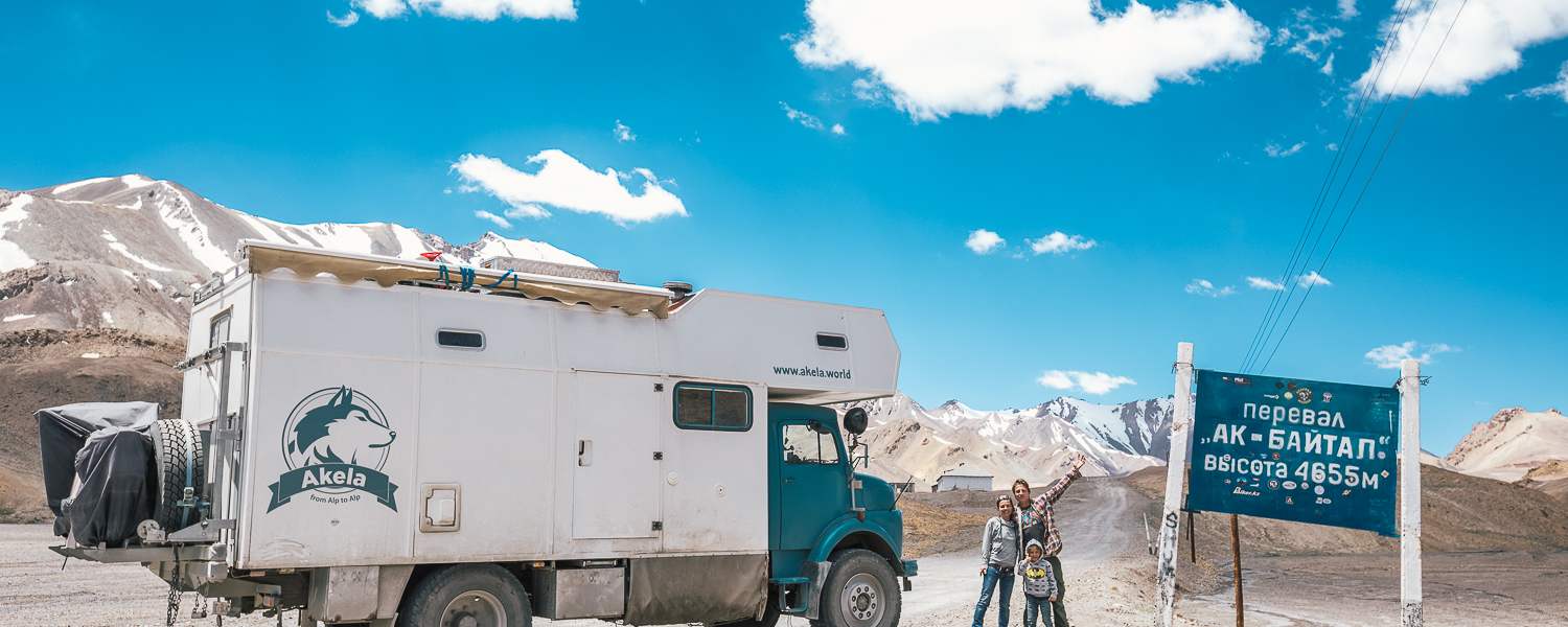 Akela Camping-Lastwagen Zentralasien