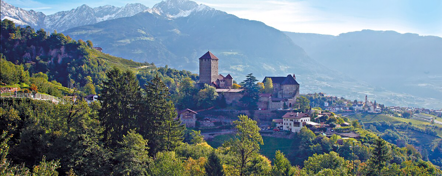 Der Tappeinerweg zum Schloss Tirol ist der Klassiker unter den Meraner Spazierwegen.