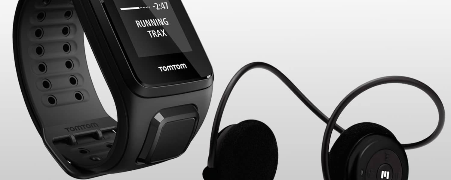 TomTom Spark Cardio + Music Uhr und AL3 Freedom Kopfhörer von Miiego