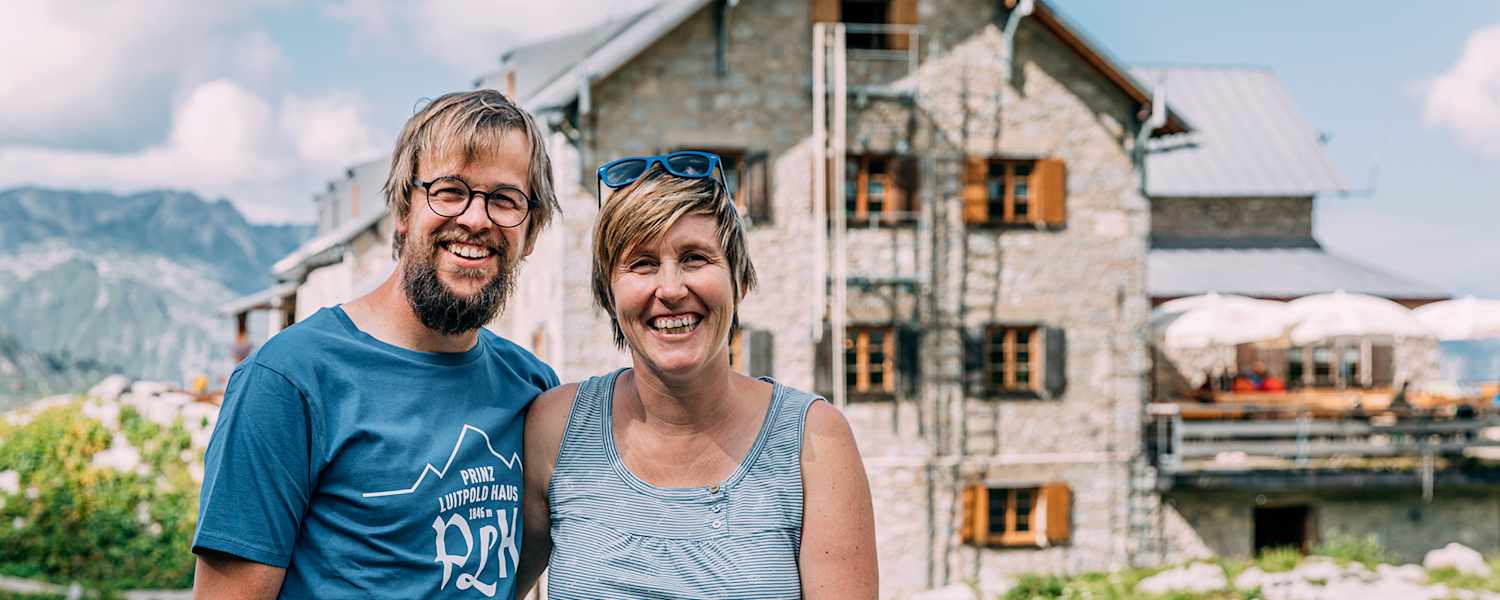 Christoph und Ulli Erd betreiben das Prinz-Luitpold-Haus in Bayern