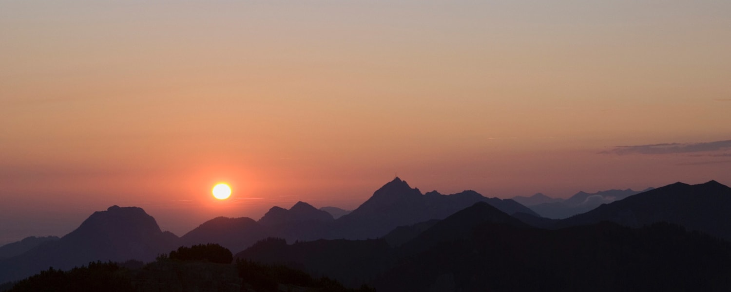 Sonnenaufgang vom Wallberg