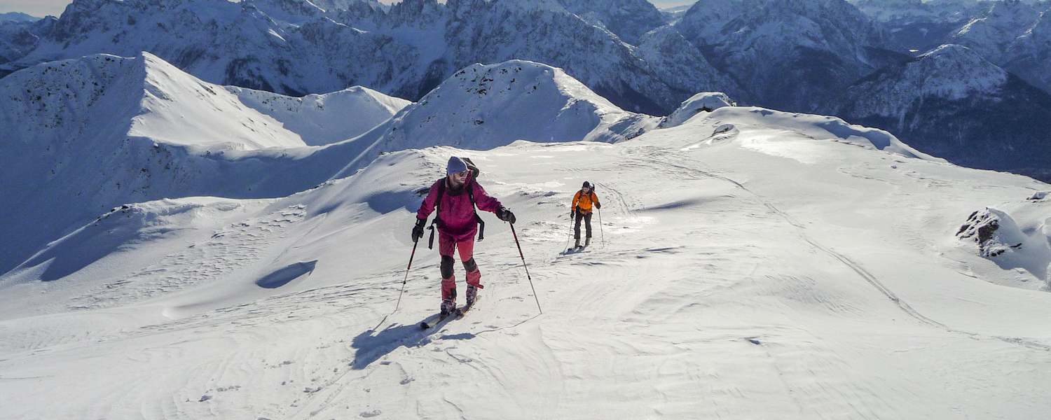 Skitour auf die Reiterkarspitze in den Karnischen Alpen