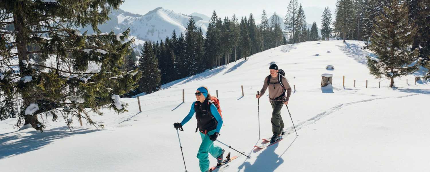 Skitour in der schönen Umgebung des Wendelsteins.