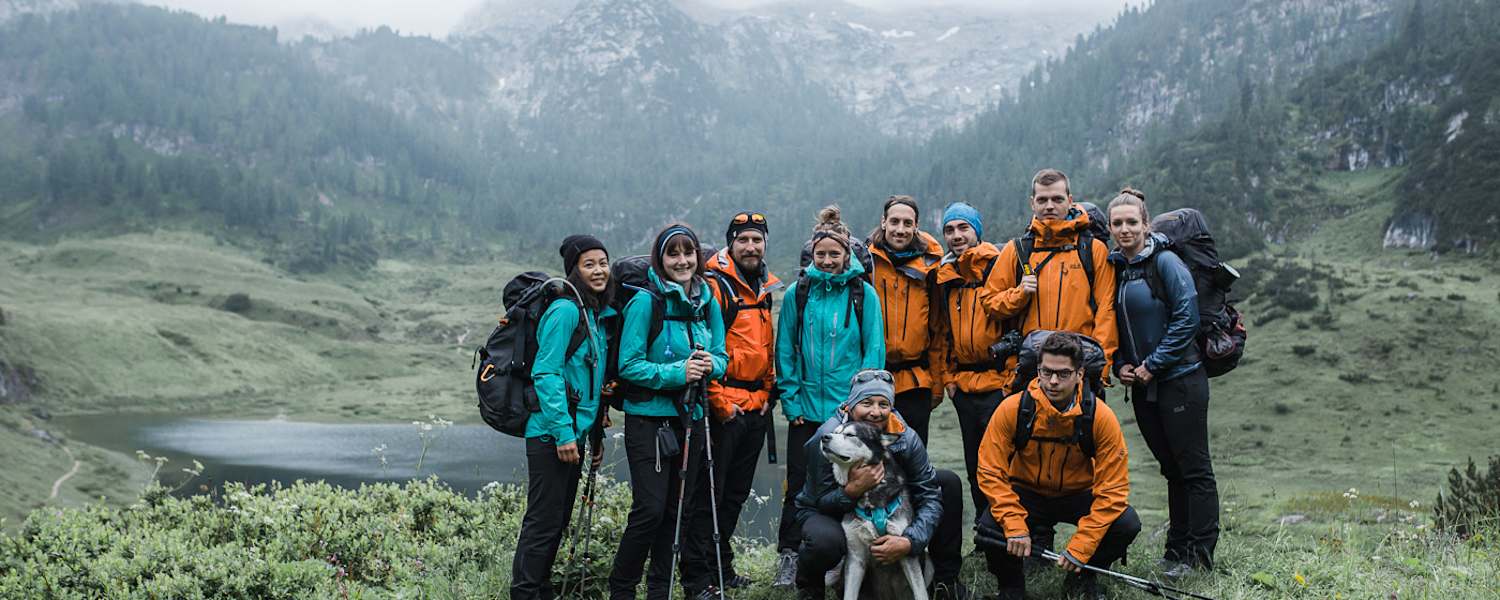 Jack Wolfskin Alpenüberquerung Teilnehmer