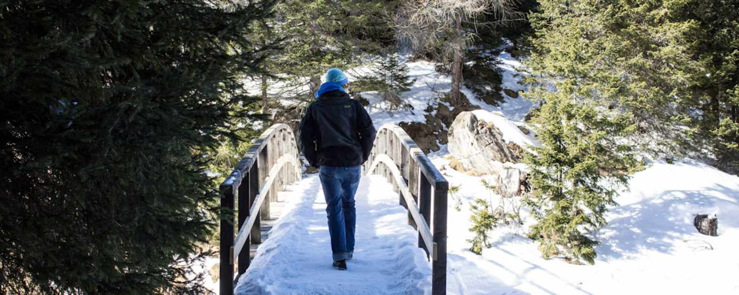 Winterwandern Tirol: Obernberger See