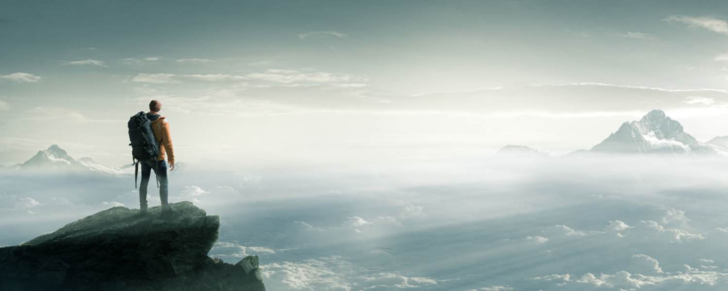 Stockfoto Bergsteiger