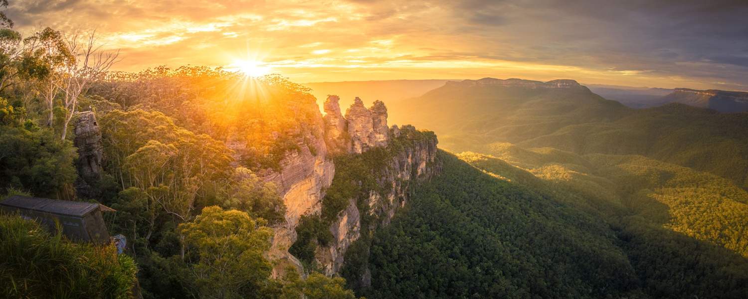Die Three Sisters in der Great Dividing Range