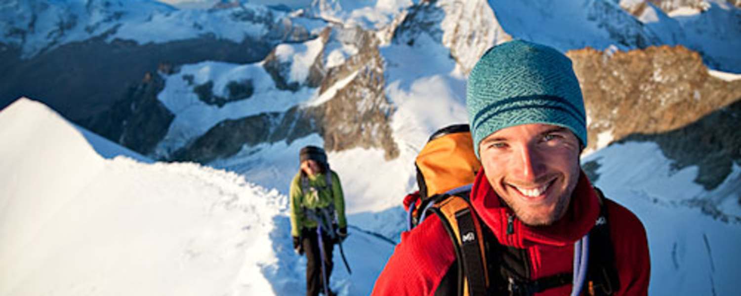 Bergführer Alberto De Giuli auf Tour