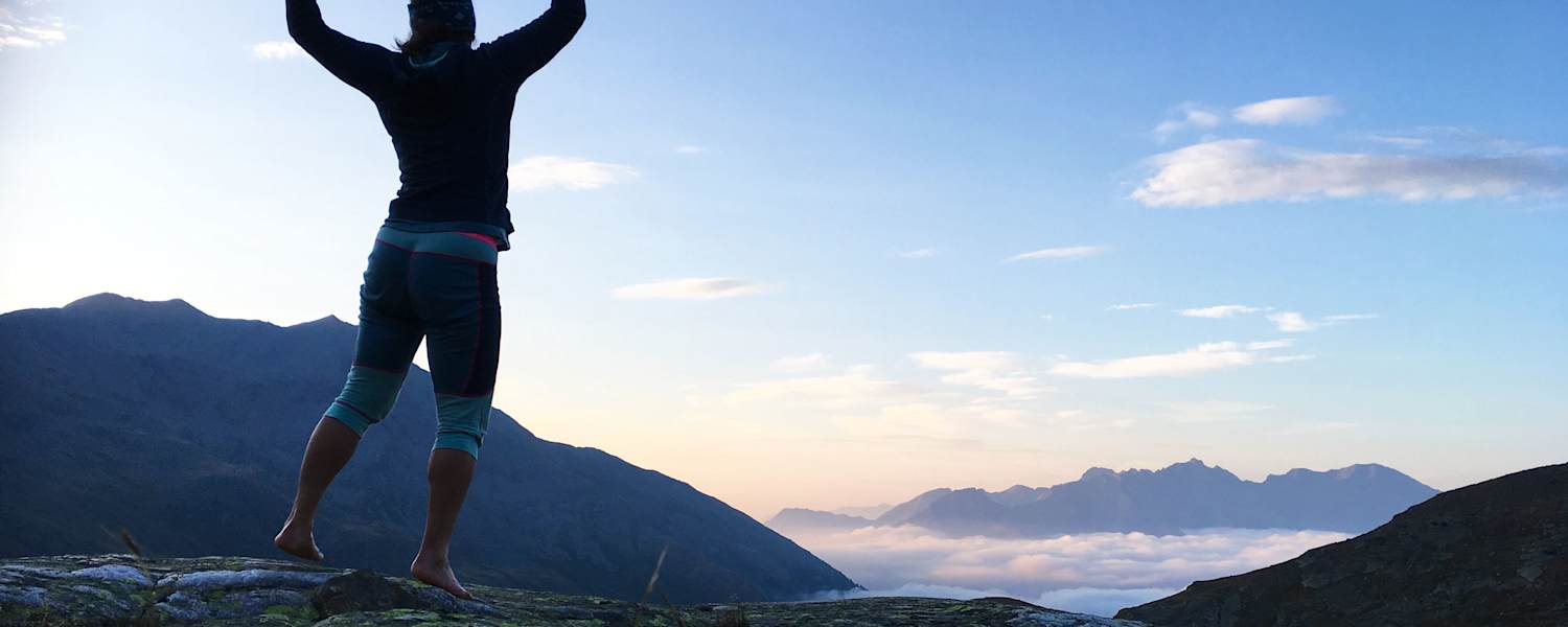 Alpenüberquerung: Ana Zirner in der Ortler-Gruppe in Südtirol