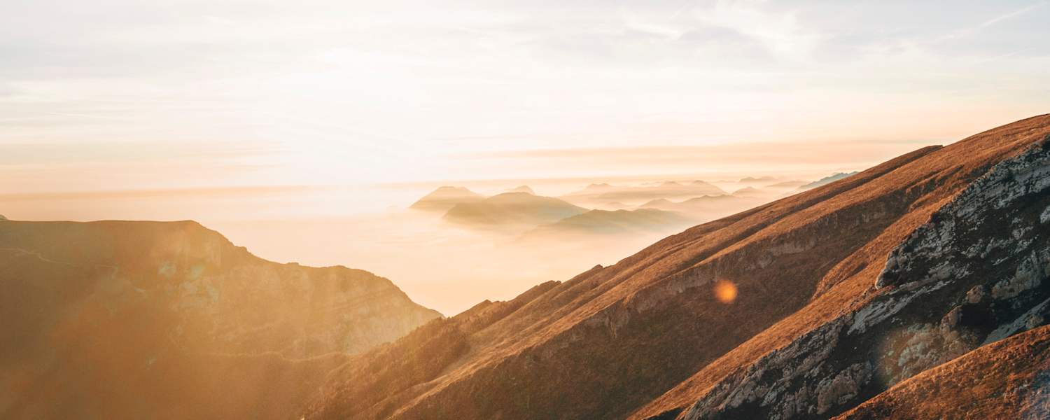 Sonnenuntergang am Monte Altissimo di Nago
