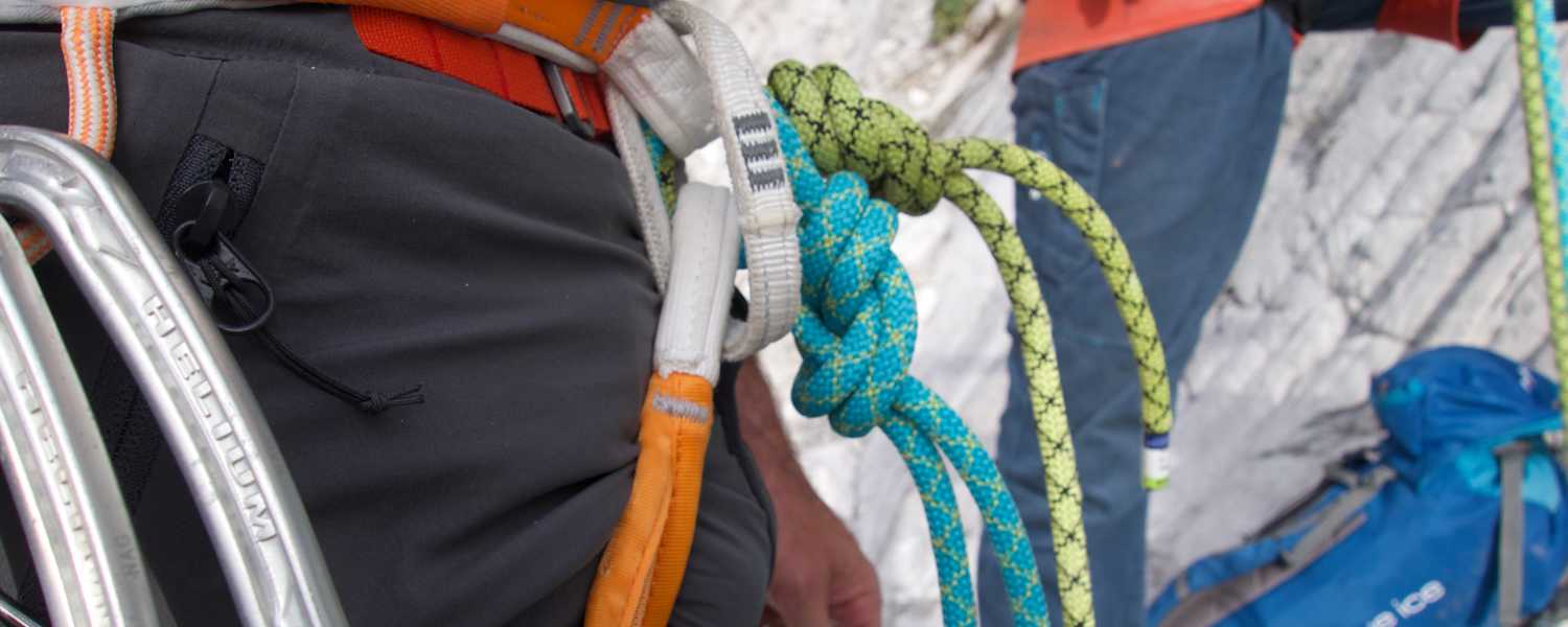 Beim Anseilen ist der klassische Achter immer die richtige Wahl.