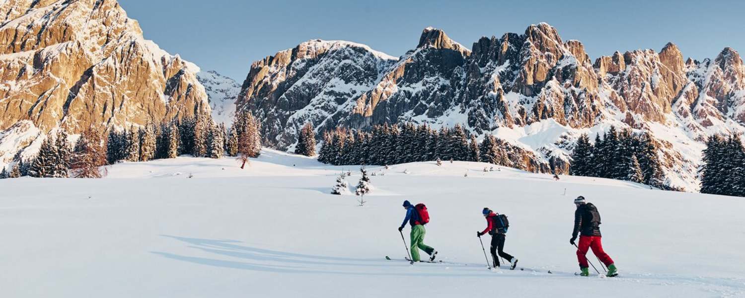 Aufstieg zu den Vierrinnenköpfen