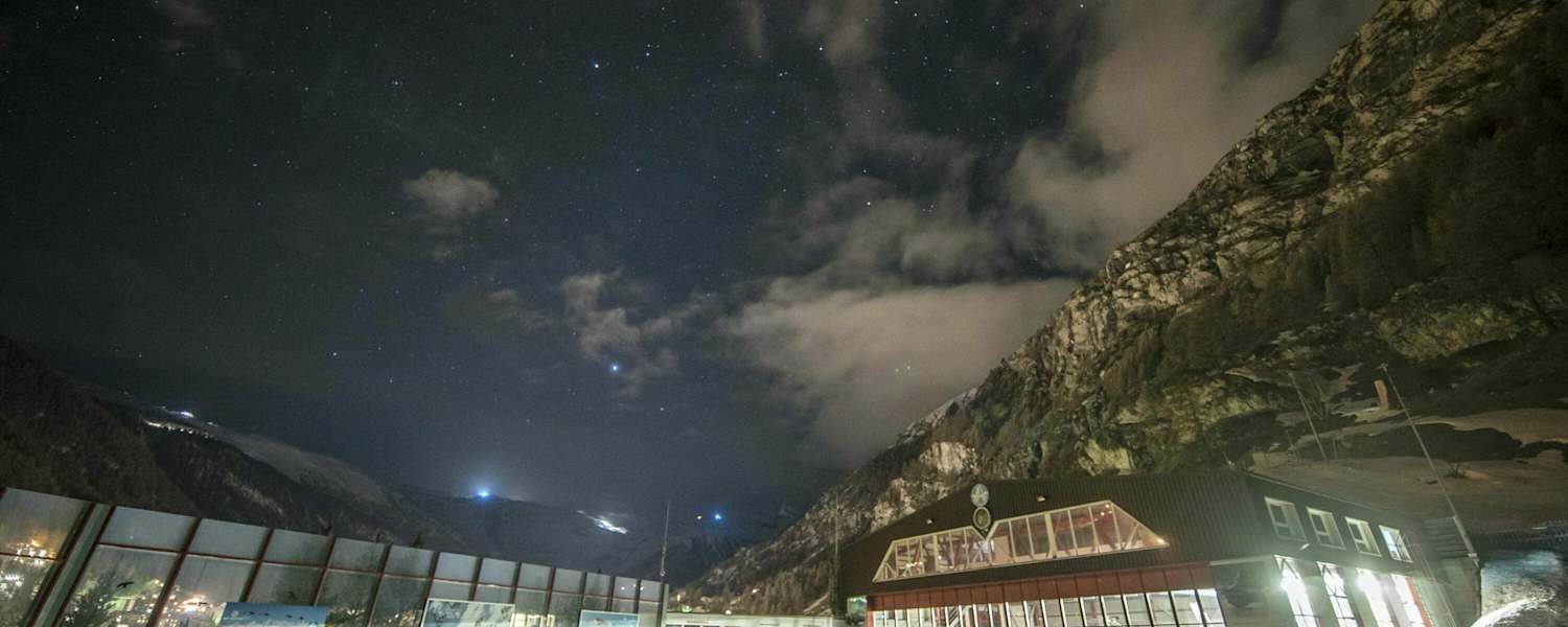 Gerolds Arbeitsplatz in Zermatt