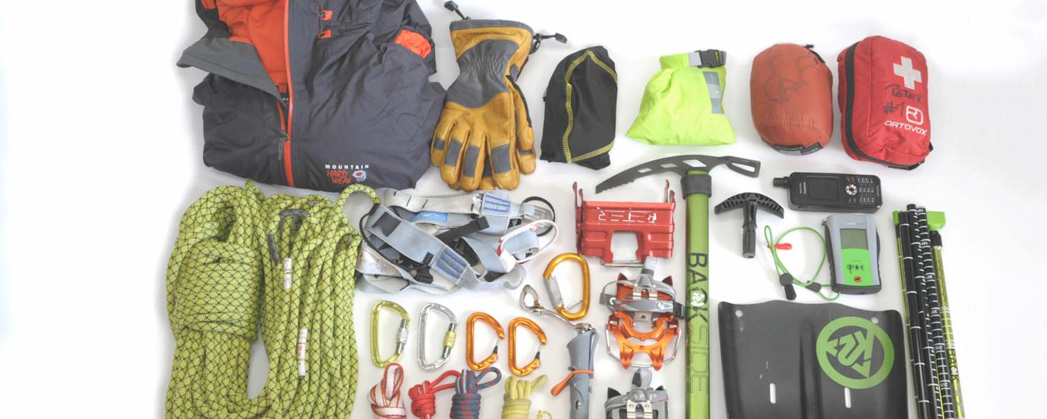 Skihochtourenausrüstung