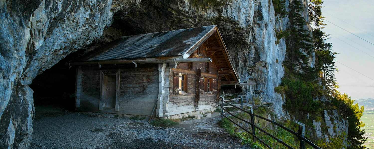 Die Bärenhöhle am Alpstein im Kanton Appenzell-Innerrhoden