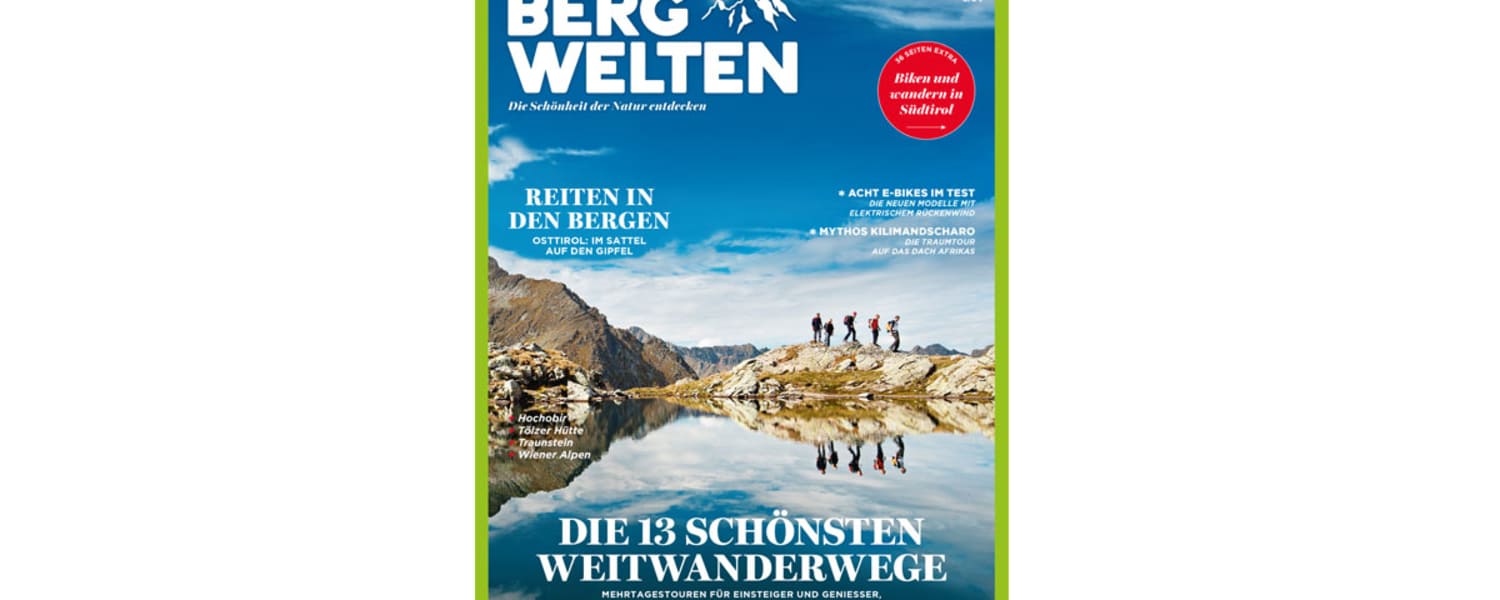 Cover des Bergwelten Magazins (April/Mai 2017)