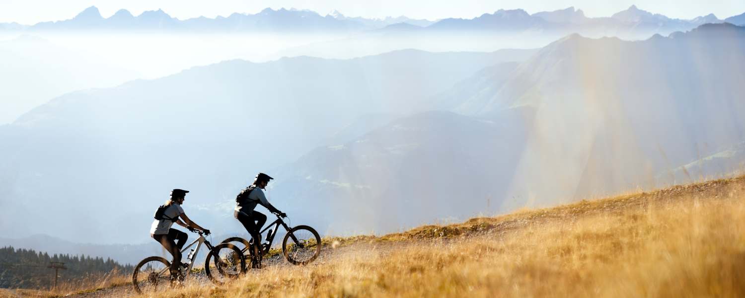 Mountainbiker finden in Graubünden anspruchsvolles Terrain und eine fast endlose Auswahl an Trails.