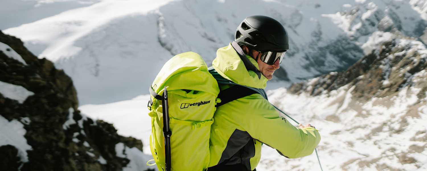 Bergwelten Hochtour Rucksack richtig packen Gletscher Wanderung