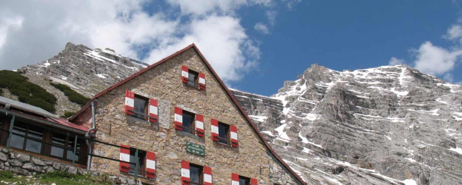 Die Bettelwurfhütte im Karwendel, Tirol