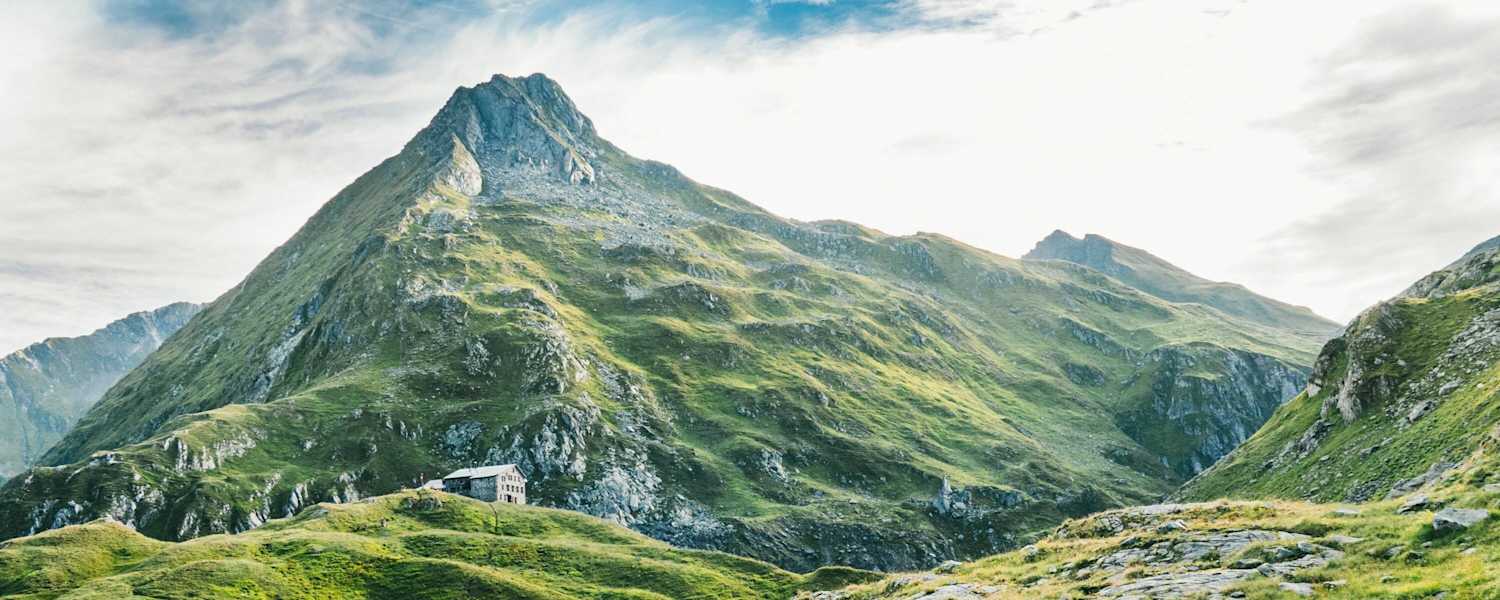 Wandern in der Greina-Hochebene, Terrihütte