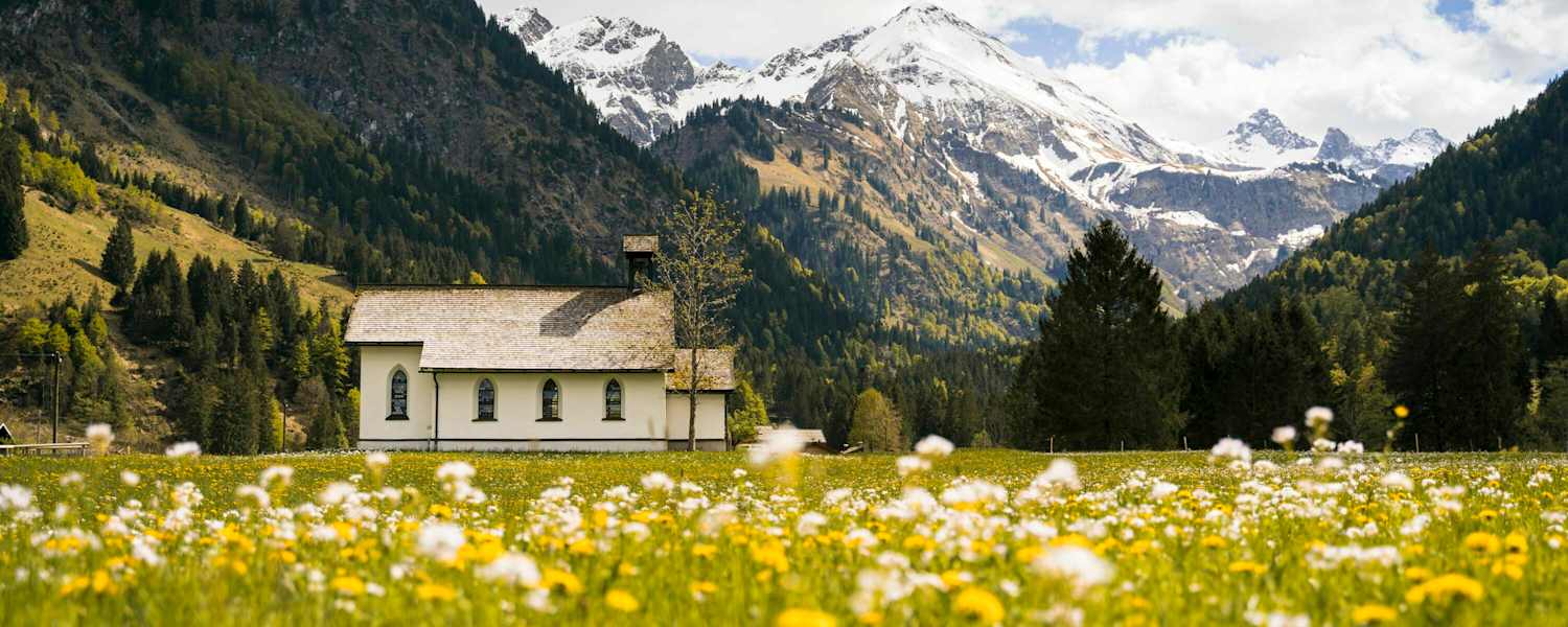 Birgsau am Talschluss des Stillachtales