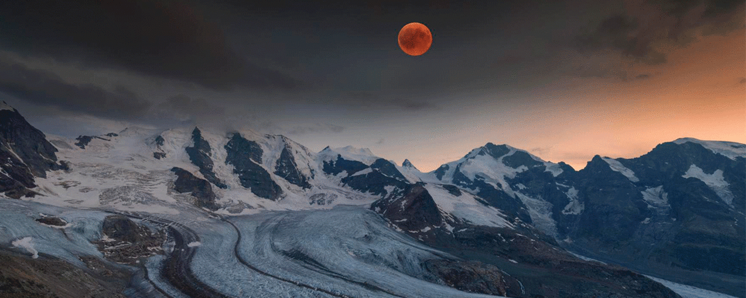 Der Blutmond über den Alpen hat das Interesse vieler Bergwelten-User geweckt