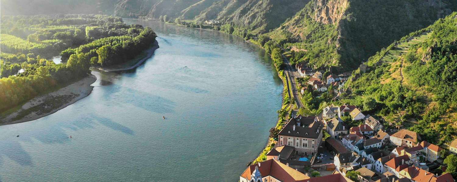 Dürnstein an der Donau in der Wachau