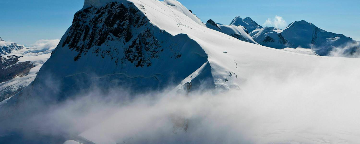 Schweiz: Breithorn in den Walliser Alpen