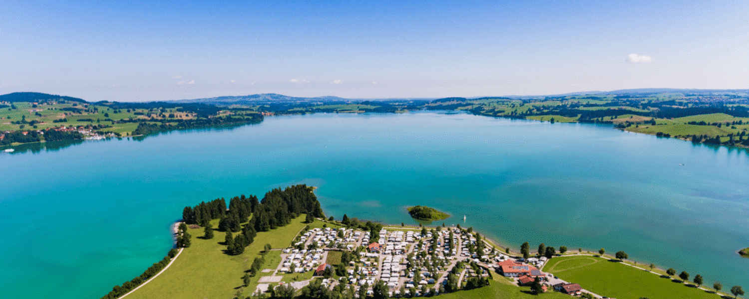 Campingurlaub an malerischen Plätzen wie dem Campingplatz Brunnen in Bayern