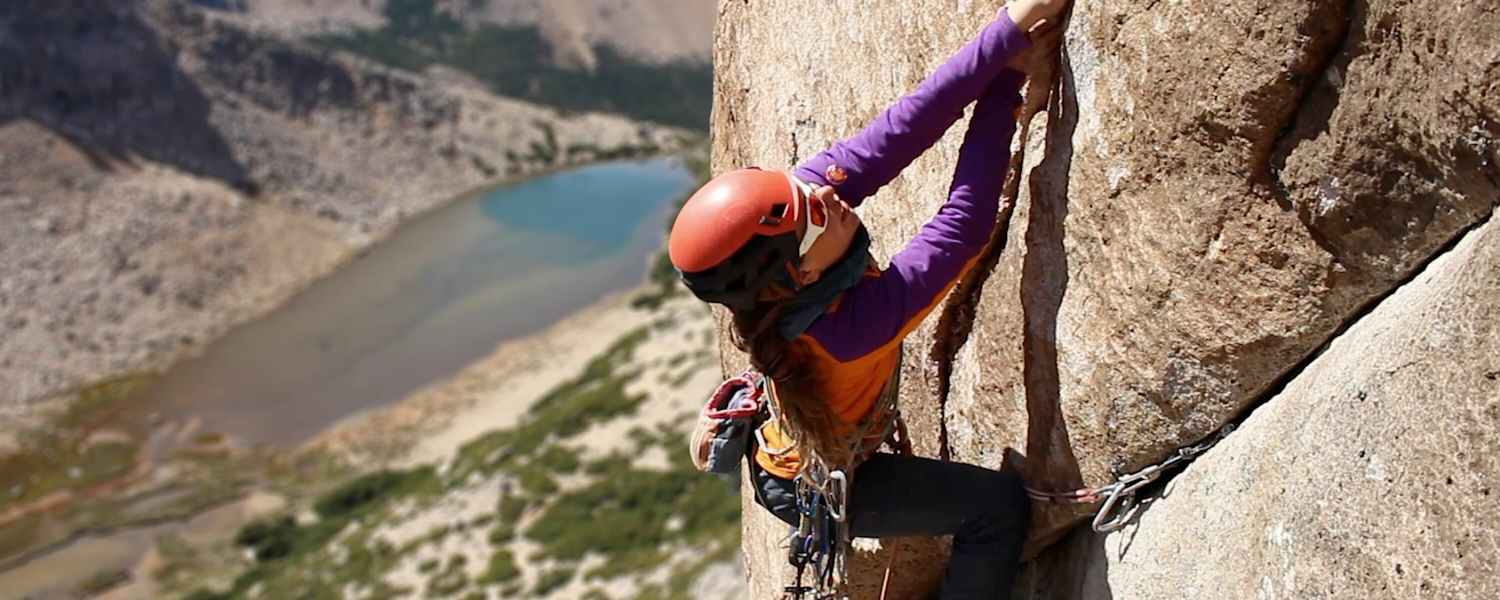 Jungfräulicher Fels: Noch niemand hat die Linien vor Caro North und ihren Freunden begangen