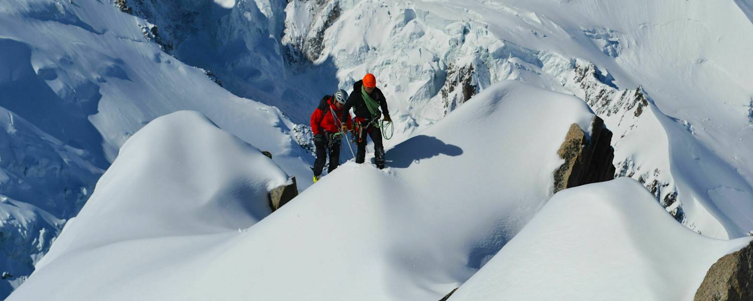 Unterwegs in den Bergen um Chamonix