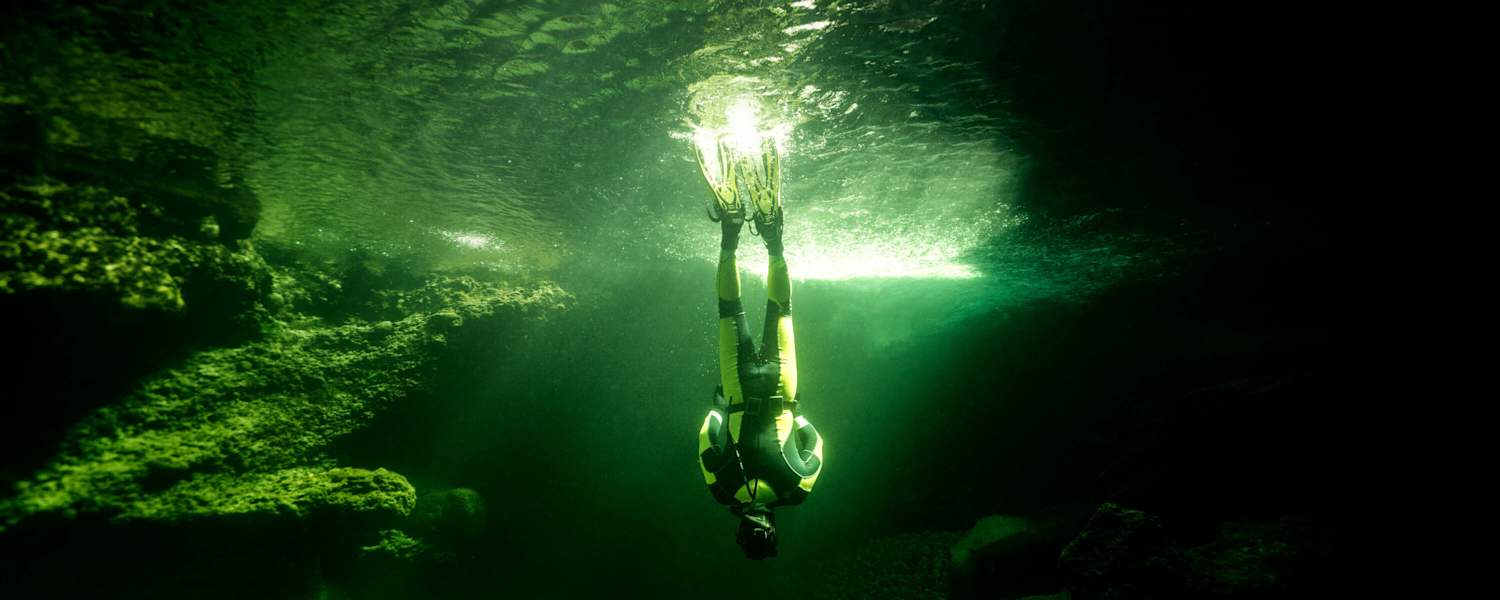 Flusstauchen in der Traun