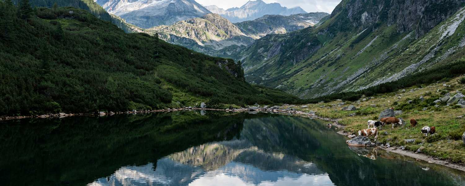 Schwarzsee in Salzburg im Nationalpark Hohe Tauern.
