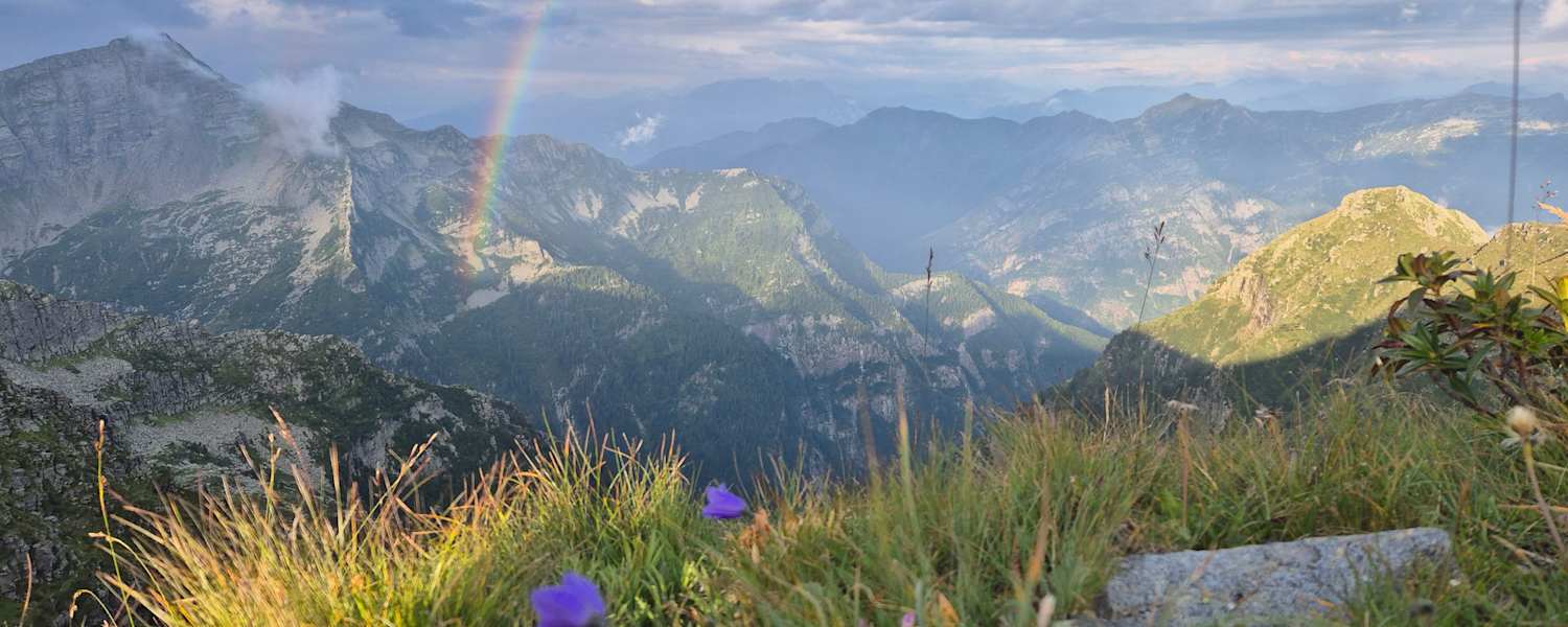 Grandiose Stimmung auf der Via Alta della Verzasca