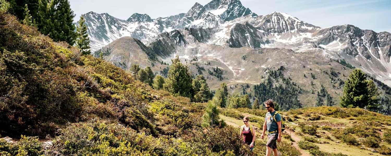 Wandern am Faltegartenköpfl im Tiroler Ötztal