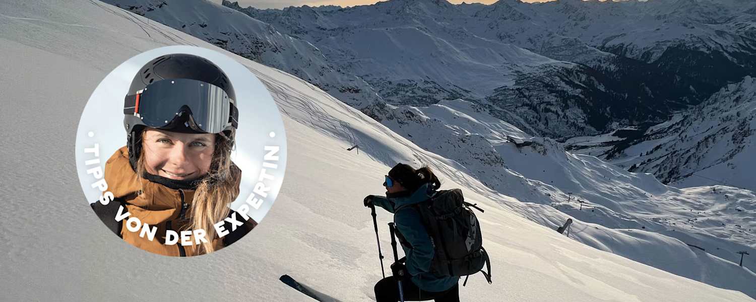 Nina Gigele am Arlberg