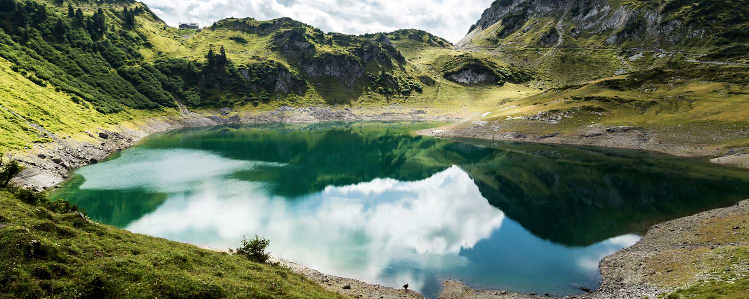 Formarinsee in den Lechtaler Alpen in Vorarlberg