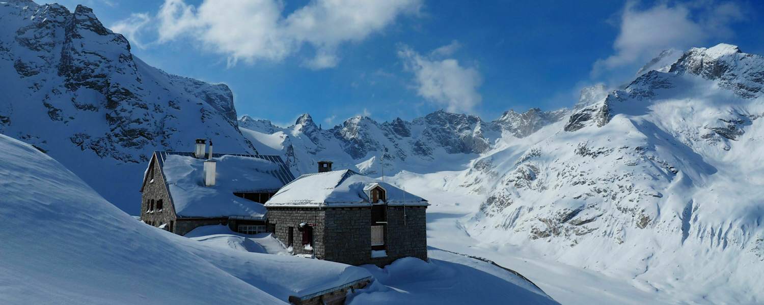 Die Fornhütte des SAC in Graubünden