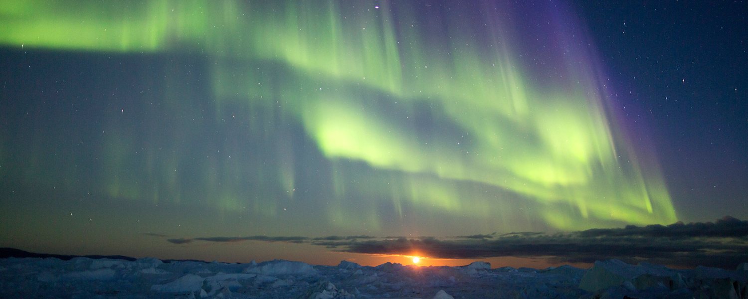 Polarlichter in Grönland