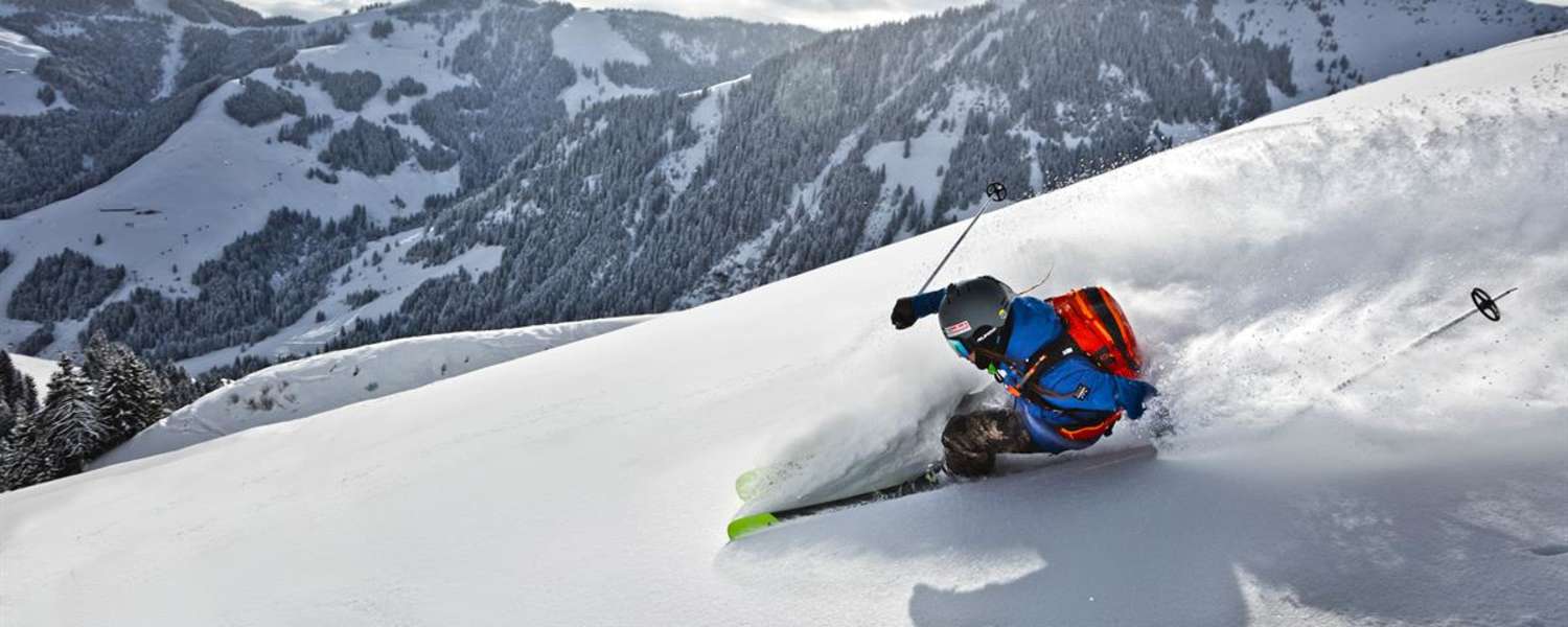 Freeriden in Saalbachs Winterwonderland