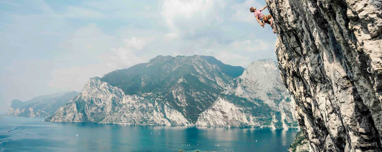 Klettern am Gardasee ist einfach legendär.