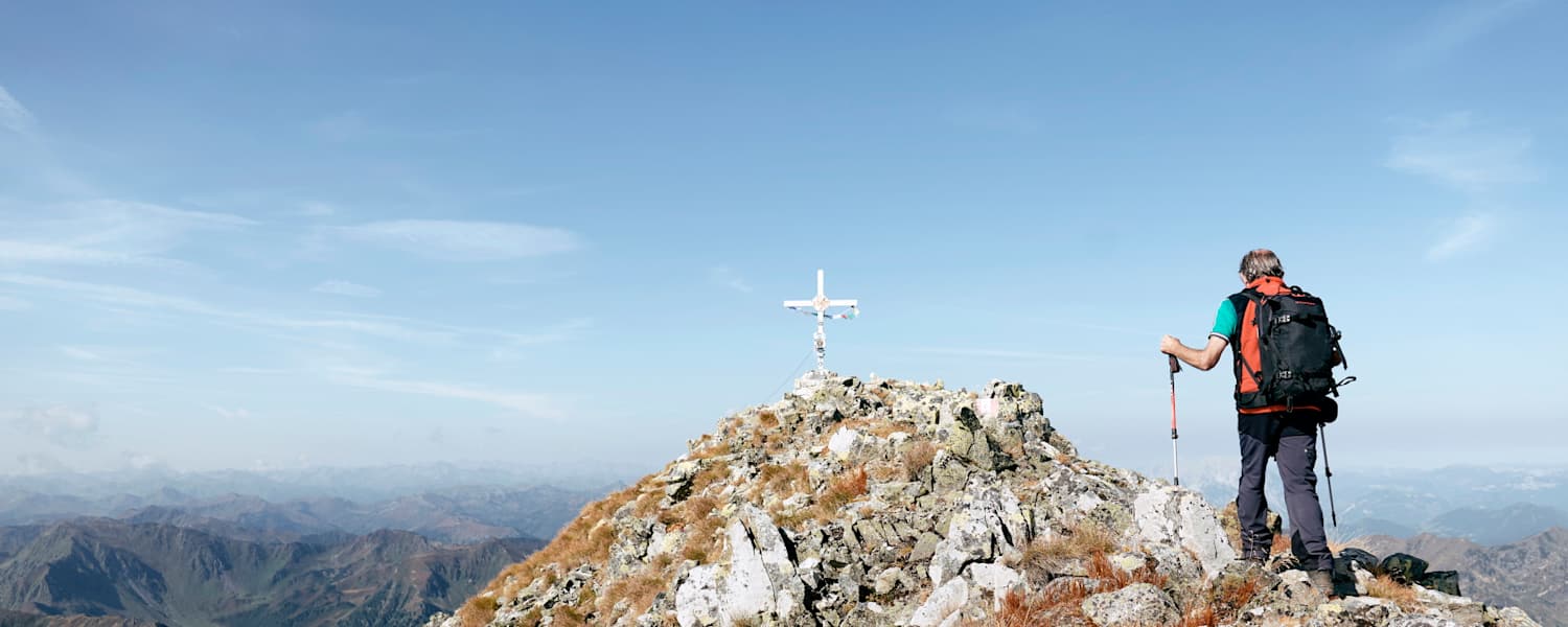 Entspannt am Gipfel ankommen