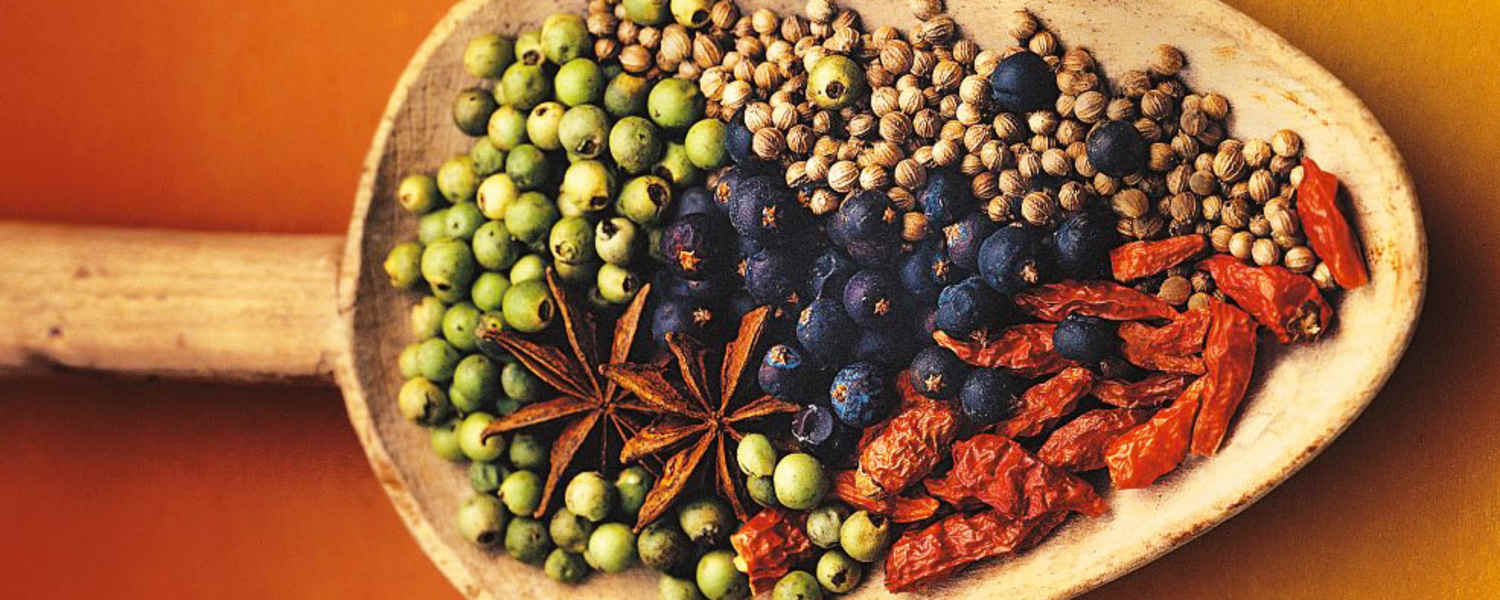 Gewürzschaufel: Kräuter und Gewürze für den Winter