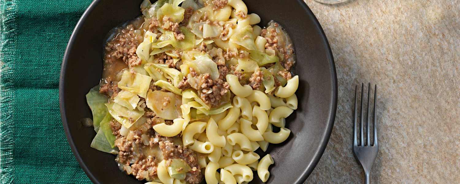 Ghacktes mit Kabis und Hörnli